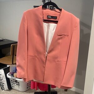 Zara Women's Pink Blazer